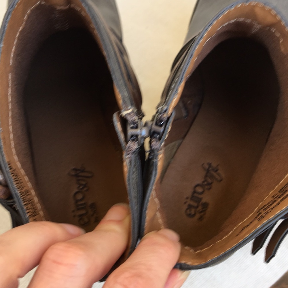 Eurosoft Faux Leather Gray Boots 9 - Picture 13 of 16